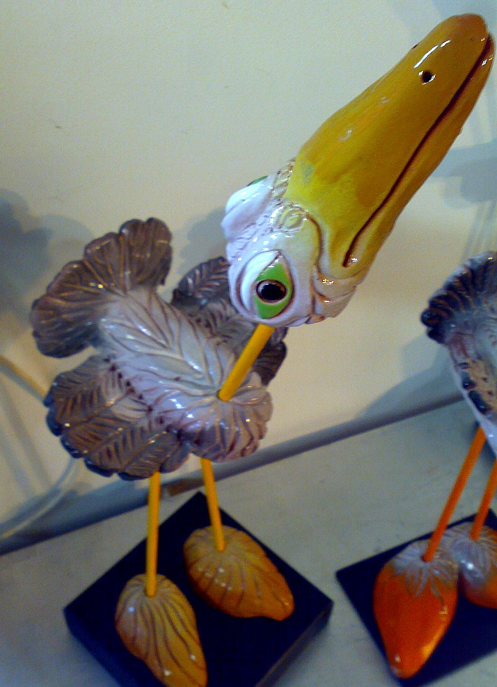 Aves de cerámica