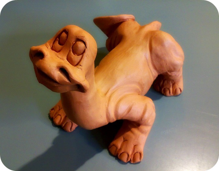 Arcilla roja horneada