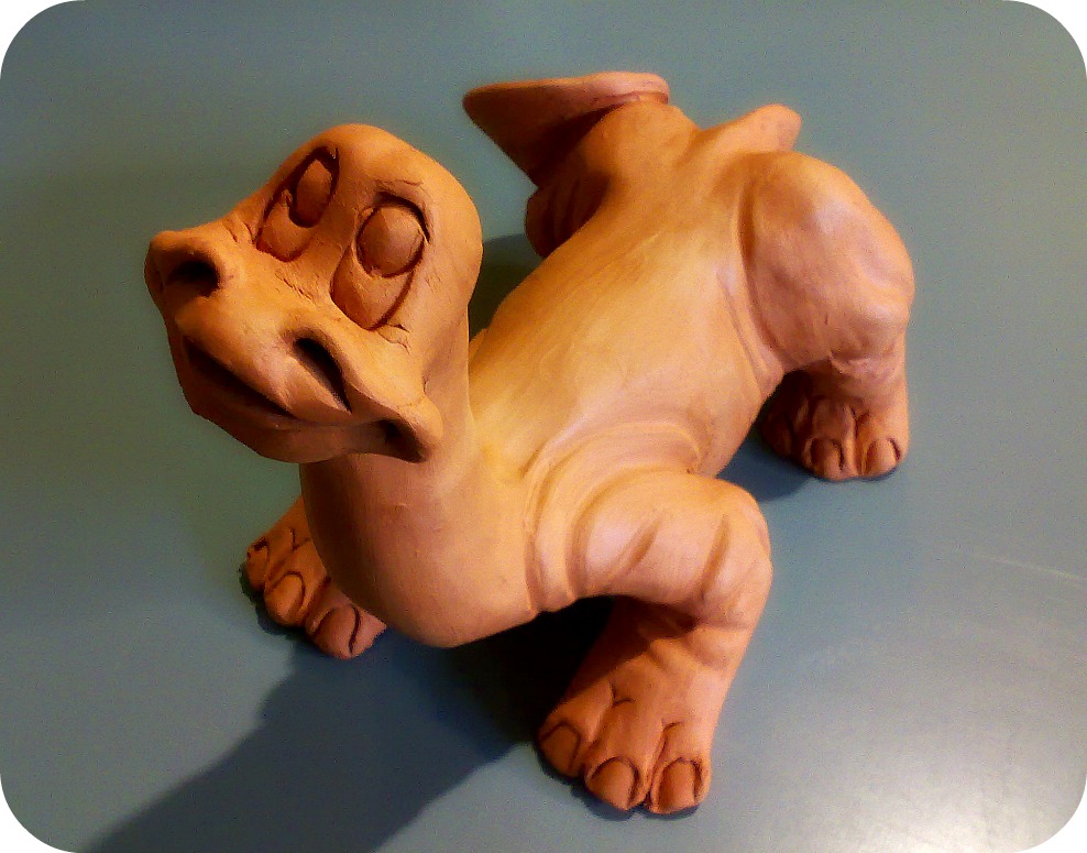 Arcilla roja horneada