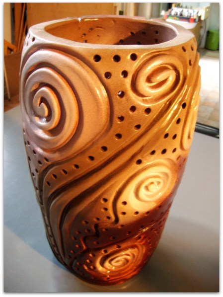 Dibujando sobre arcilla