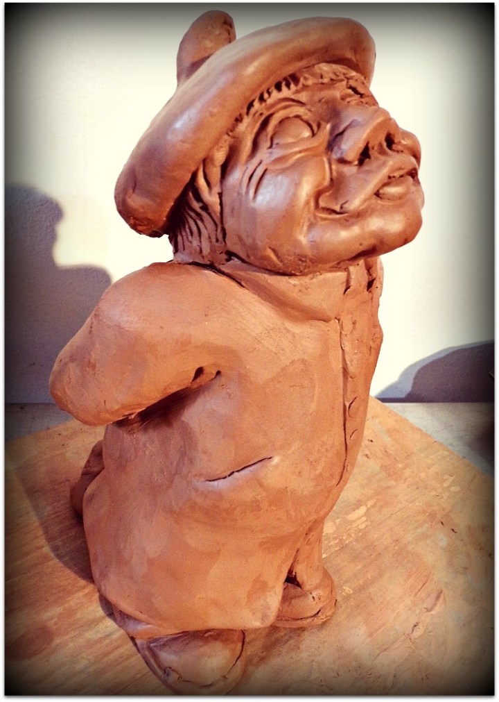 Boceto sobre arcilla