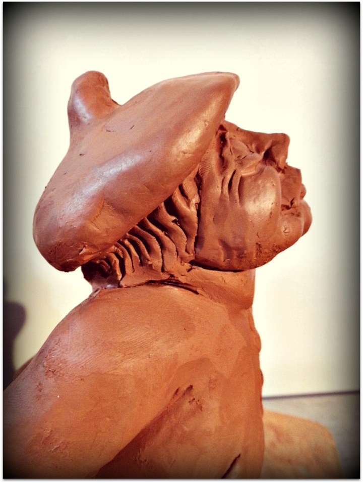 Boceto sobre arcilla