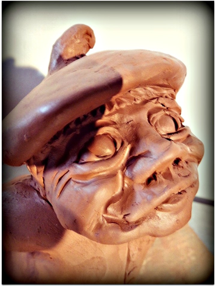 Boceto sobre arcilla