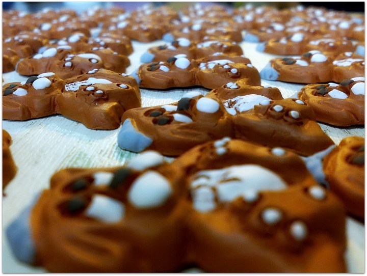 Secando para el primer horneado