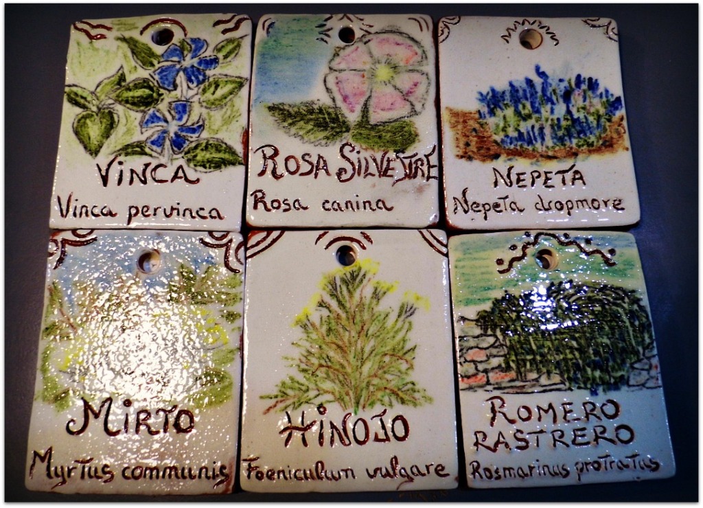 Placas para plantas aromáticas