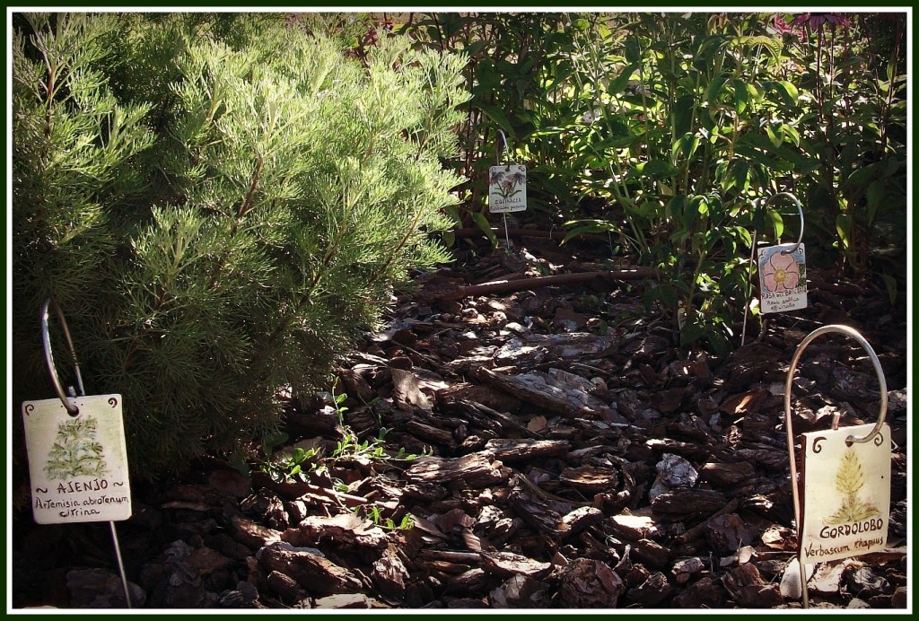 Señales en el jardín