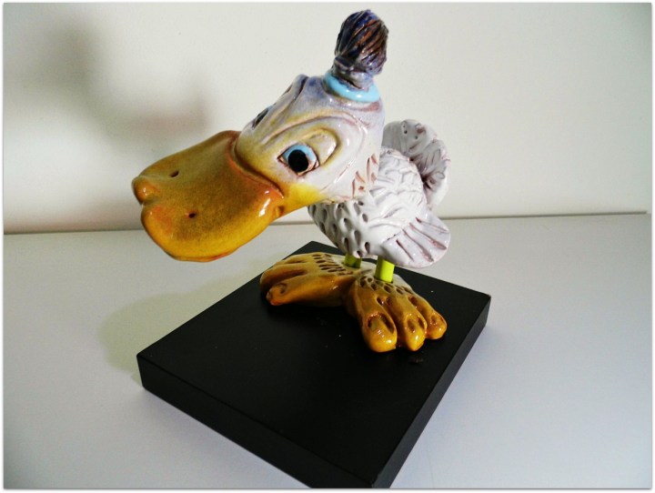 Pato de cerámica