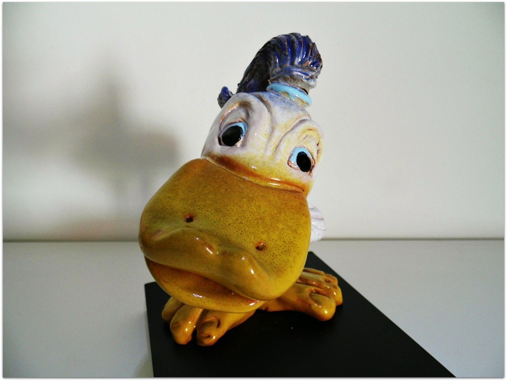 Pato de cerámica