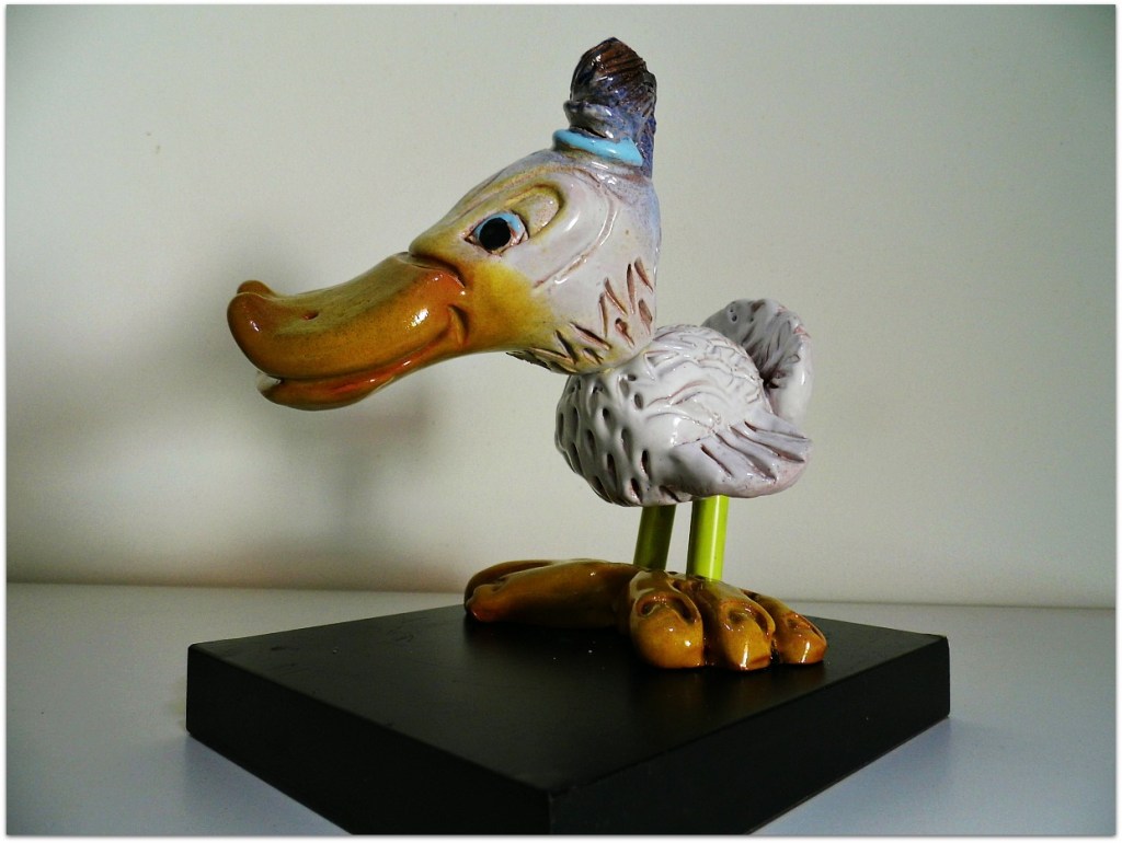 Pato de cerámica