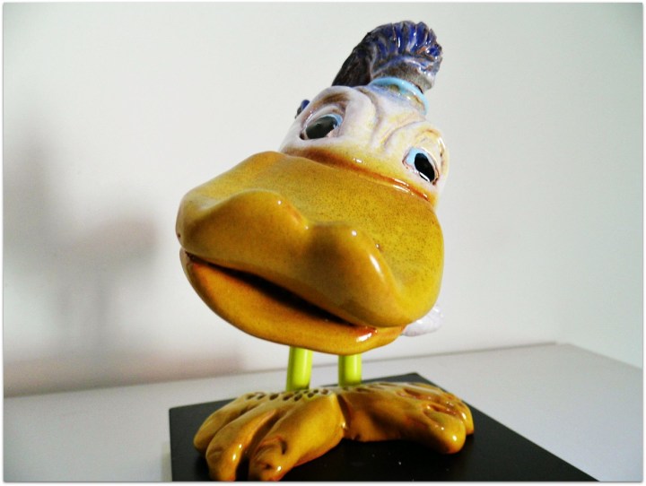 Pato de cerámica