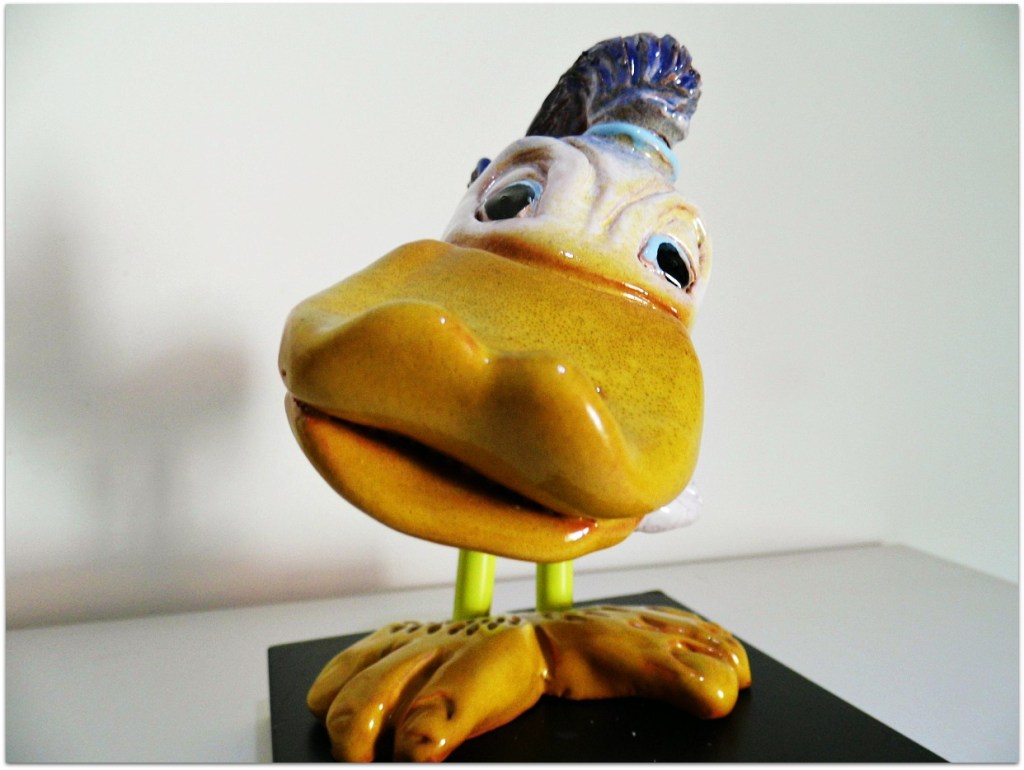 Pato de cerámica