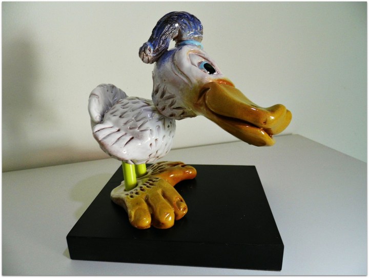 Pato de cerámica