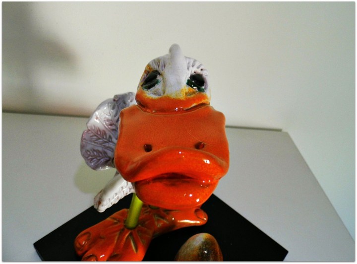 Pato de cerámica
