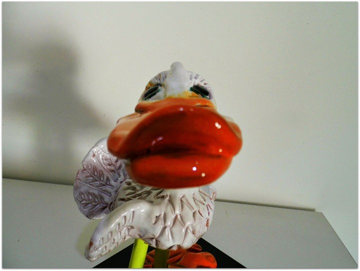 Pato de cerámica