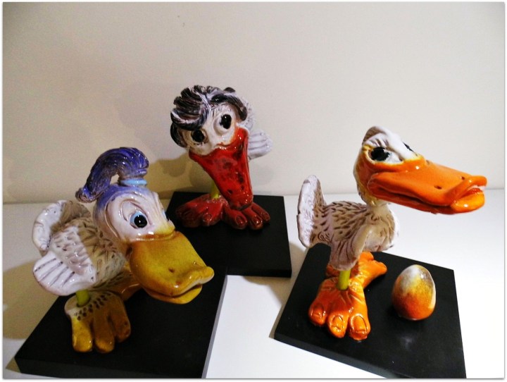Patos de cerámica