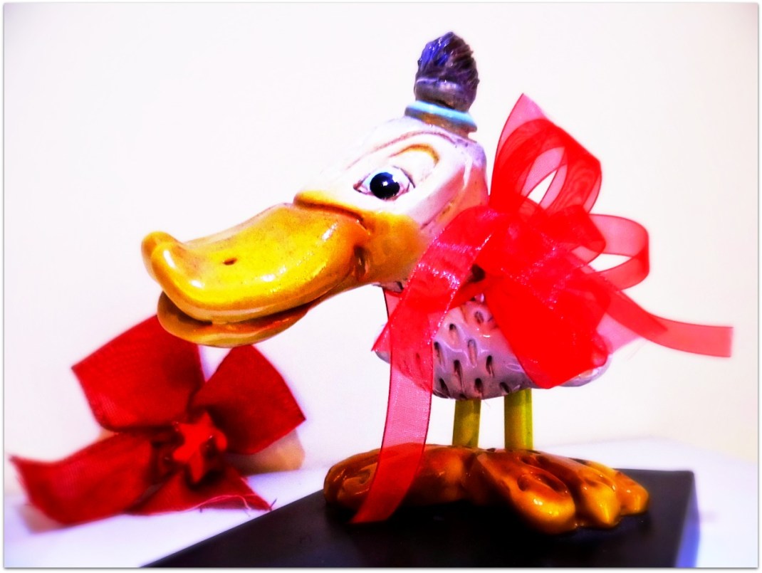 Pato de cerámica