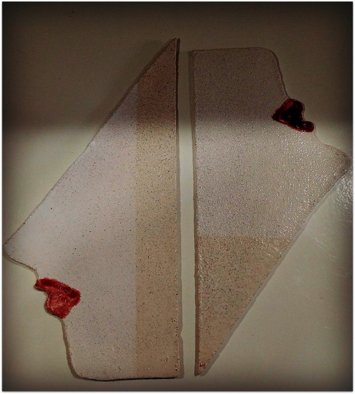 Escultura de arcilla blanca