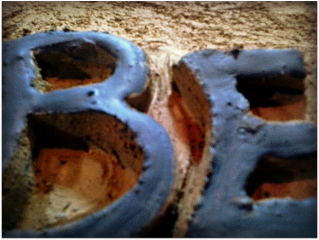 Rótulo exterior de cerámica